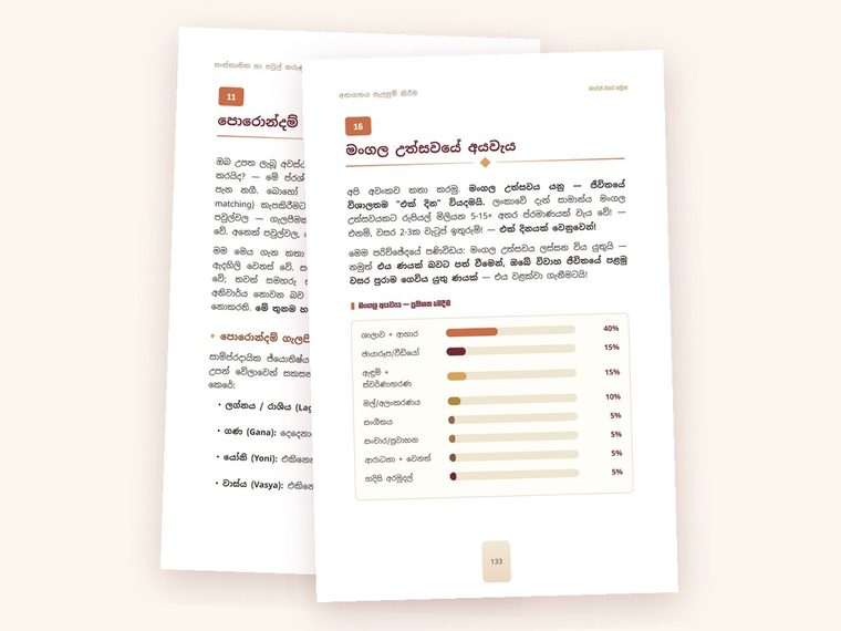 පොරොන්දම් සහ මංගල අයවැය පිටු